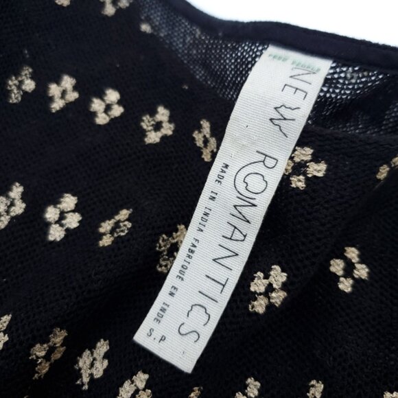 Free People New Romantics Black Beaded Shift Dress - Picture 9 of 10